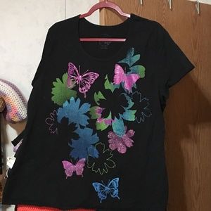 Butterfly T-shirt Size 2X
